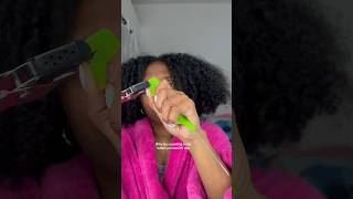 DIY parting comb 🔨 pintsizedlee naturalhair curls [upl. by Aicilanna]