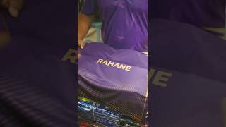 Welcome back to Kolkata Rahane 💜Ajinkya Rahane  AmiKKR  TATAIPLAuction  IPL2025 [upl. by Bopp]