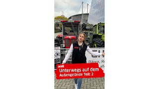 Unterwegs auf dem Außengelände Teil 1  Agritechnica mit Anouk 19 [upl. by Parthen]