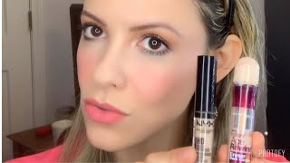 Corretivo Maybelline Instant Age Rewind NYX HD para pele seca e pele madura [upl. by Nalak462]