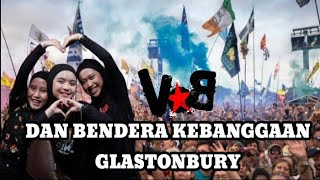 VOB DAN BENDERA KEBANGGAAN GLASTONBURY FEST 2024 vob voiceofbaceprotreaction voiceofbacepro [upl. by Hadeehsar]