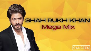 SHAH RUKH KHAN  SRK NONSTOP MASHUP 2021  DJ Sangeen  Bollywood Classics Megamix [upl. by Krahmer]