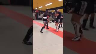 Did This Fighter Cross the Line Uppercut Leads to Intense Sparring Session 🥊 boxing mma [upl. by Kapor445]