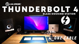 Connect EVERYTHING to your M1 M2 M3 MacBook PRO with one cable  Alogic Thunderbolt 4 Docking Stat [upl. by Lind]