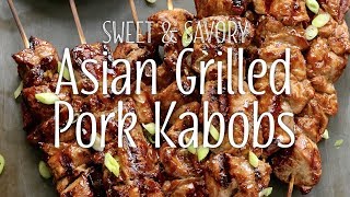 Asian Grilled Pork Kabobs [upl. by Kresic136]