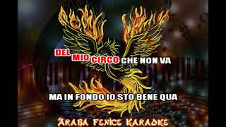 Cesare Cremonini IL PAGLIACCIO karaoke [upl. by Ydarb]