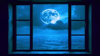 quotRainy Night Ocean View Soothing Waves for Deep Relaxation and Sleepquot [upl. by Adnert]