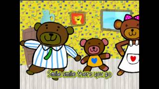 Kids Songs Three bears SingALong Song [upl. by Ydualc]