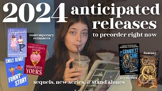 50 anticipated book releases to preorder right now for 2024📚💘✨ romance fantasy amp mystery books [upl. by Obnukotalo]