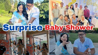 SURPRISE BABY SHOWER  EMOTIONAL  VLOG [upl. by Atok466]