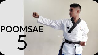 POOMSAE 5National Taekwondo Academy Nepal [upl. by Lletnwahs937]