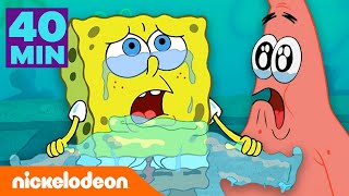 سبونج بوب  أكثر لحظات سبونج بوب الحزينة  حلقة لمدة 40 دقيقة  Nickelodeon Arabia [upl. by Eelitan379]