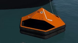 Liferaft Launching Procedure [upl. by Pirzada]