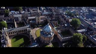 Oxford University  The Radcliffe Camera  The Bodleian Library  Mavic Mini Drone  4K [upl. by Adnilim942]