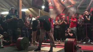 Eisenhart V  Black Competition Mikhail Shivlyakov 430 Kg Deadlift [upl. by Shatzer]