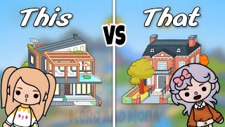 Toca Life World  Modern Mansion vs Maple Avenue FAMILY HOUSE 😍  Full toca house gameplay [upl. by Atiran]