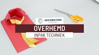 Overhemd vouwen  Inpak techniek [upl. by Squires423]