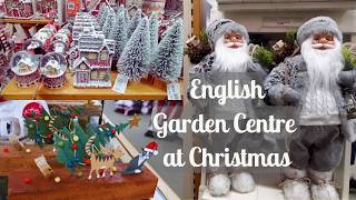 Christmas in England at the Garden Centre Come shopping with me [upl. by Ardaed]