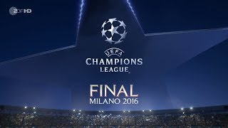 UEFA Champions League Final Milan 2016 Intro HD [upl. by Kolnos]