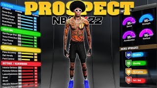 HOW TO MAKE A CONTACT DUNKING PROSPECT BUILD ON NBA 2K22 [upl. by Rephotsirhc34]