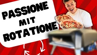 Pizzaofen mit rotierendem Pizzastein Der Test [upl. by Alleyne520]