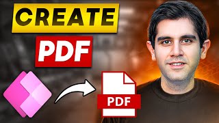 Create and download PDFs Directly from Power Apps  Tutorial [upl. by Eillah544]