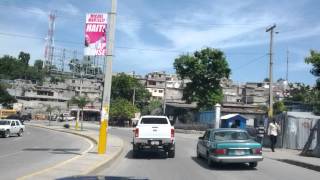 Port au Prince Haiti  Route de laeroport  Part 1 [upl. by Alel281]