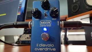 MXR IL DIAVOLO OVERDRIVE demo by RICCARDO GIOGGI ENG sub [upl. by Ahel]