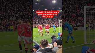 RASMUS HOJLUND Winning Goal against Bodo Glimt ytshorts highlights manutd [upl. by Nwaf877]