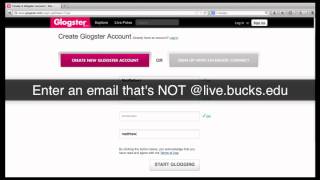 Glogster account creation [upl. by Oiluj440]