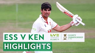 Alastair Cook Still Making Hundreds  Essex v Kent  LV County Championship 2022  Highlights [upl. by Nemhauser824]