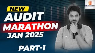 CA INTER AUDIT REVISION  AUDIT MARATHON  CA INTER  SEP 2024 EXAMS  PART 1 of 3 [upl. by Rebekah845]