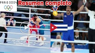 Erislandy Álvarez gana medalla de Oro en París 2024 pelea completa Erislandy Álvarez vs Sofiane [upl. by Esra]