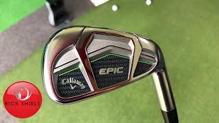 NEW CALLAWAY EPIC IRONS REVIEW  Rick Shiels [upl. by Kovar627]