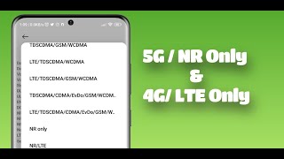 Force LTE Only 4G5G [upl. by Maclaine304]