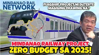 MINDANAO RAILWAY PROJECT ZERO BUDGET SA 2025 [upl. by Aicxela]