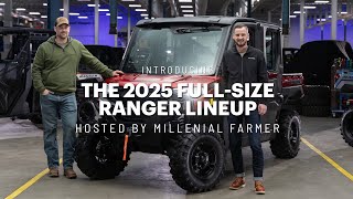 2025 Polaris RANGER Reveal amp Walkaround Hosted by Millennial Farmer  Polaris Off Road [upl. by Wistrup]