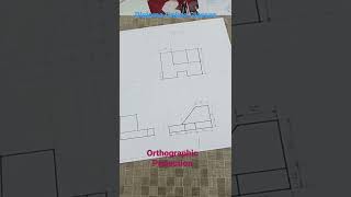 Orthographic Projection Question Engineering Drawing Classes by Vipin Sir [upl. by Ayala]