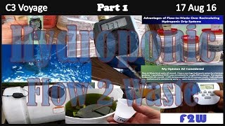 Hydroponic Flow to Waste  Part 1 [upl. by Nhguavaj]