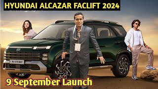 9 September Launch Hyundai Alcazar facelift 2024  Upcoming Hyundai Cars in india 2024 [upl. by Ylatfen]