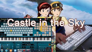 Castle in the Sky Carrying YouJoe Hisaishi  Everyone Piano  Download the Free Piano Sheet Music [upl. by Ahsinned]