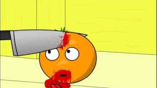 Annoying Orange killed by knife [upl. by Burtie266]