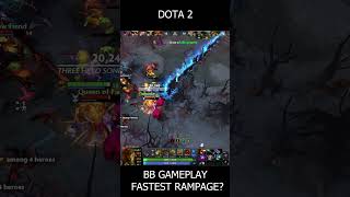 Bristlebacks fastest rampage dota2 dota2gameplay dota shorts bristleback rampage [upl. by Ponzo673]