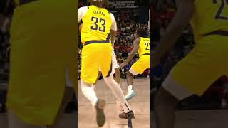 Zion Cooked Myles Turner 🔥 nba highlights [upl. by Hilar602]