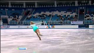 Serafima SAKHANOVICH 2013 FS Russian Nationals [upl. by Ereveniug]