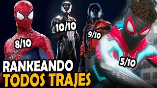 DO PIOR AO MELHOR RANKEANDO TODOS OS TRAJES DE SPIDER MAN 2 PS5 [upl. by Templia]