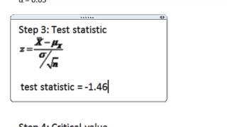 Stats Hypothesis Testing using Critical Value Example [upl. by Ahl]