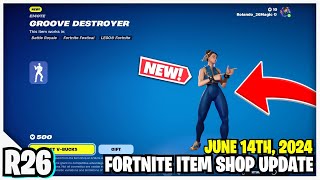 Fortnite Item Shop NEW GROOVE DESTROYER EMOTE New Fortnite Item Shop [upl. by Niessuh310]