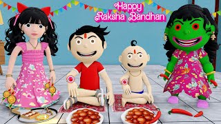 Bittu Sittu Ki Raksha Bandhan  Raksha Bandhan Cartoon  Funny Comedy Video [upl. by Wivestad889]