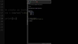 Python Dataclasses Explained in 60 Seconds pythontips programming python [upl. by Mafalda]